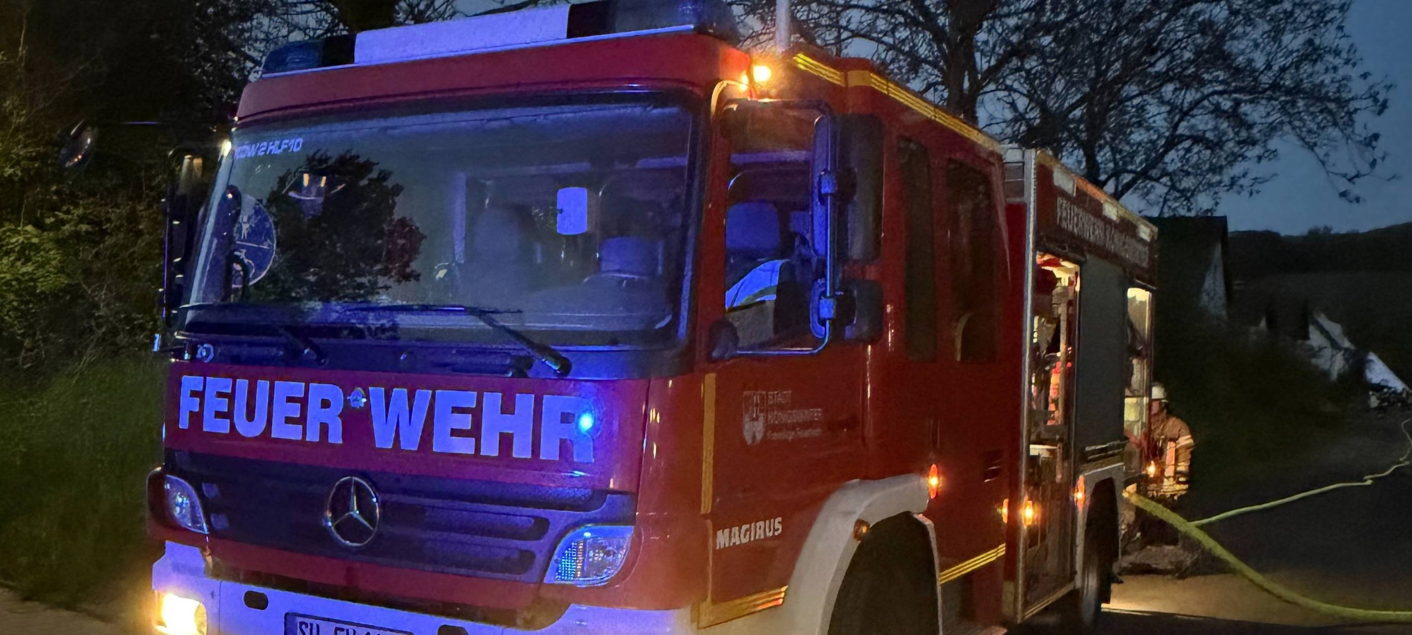 NINA-Warnung aufgehoben: Brand in Bornheim-Hersel gelöscht