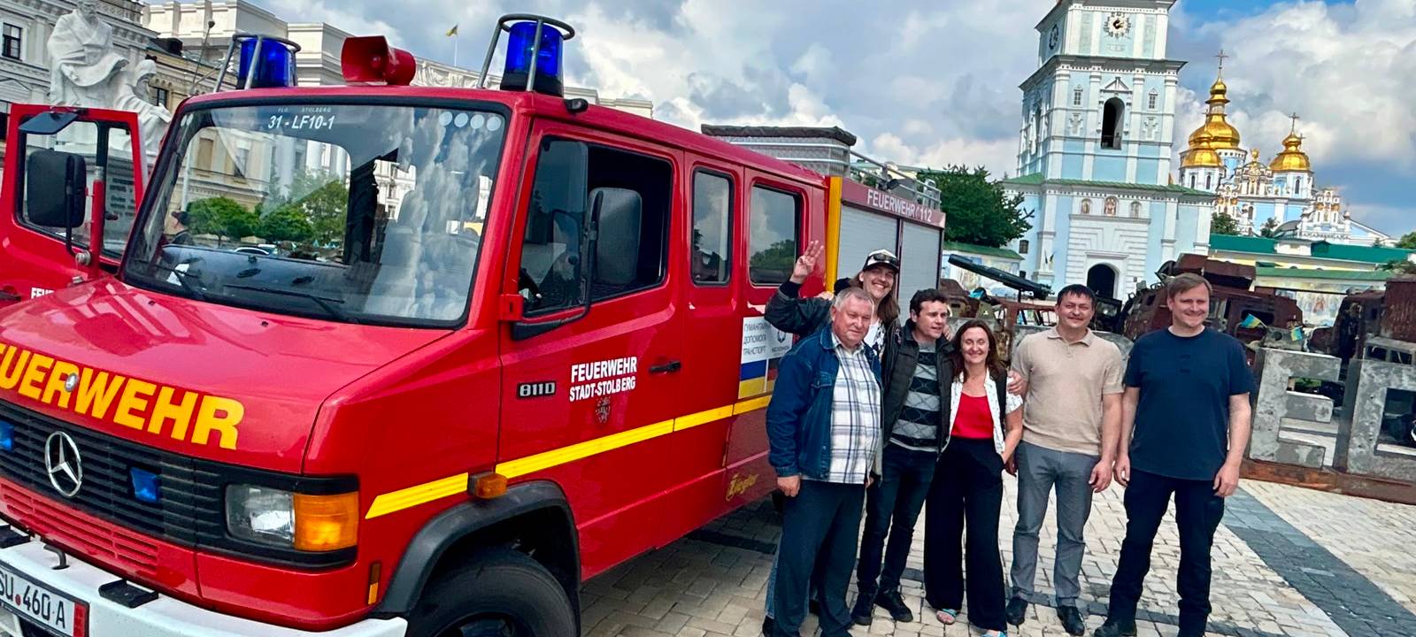 Meckenheim hilft wieder mit Löschfahrzeugen in der Ukraine