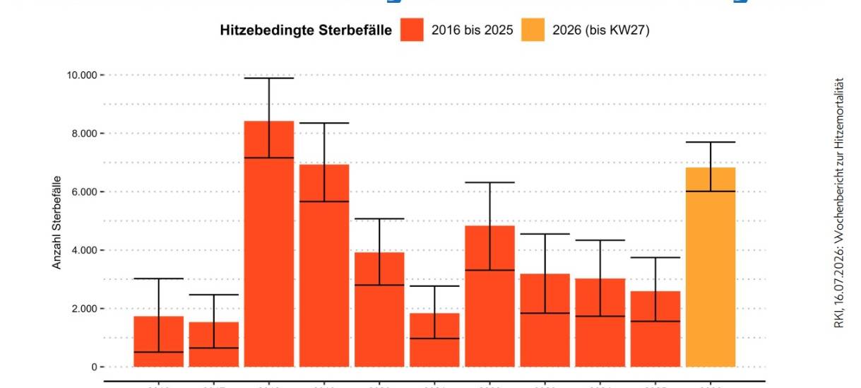 Fast 7.000 Hitzetote in nur einem Monat: Warum wir über