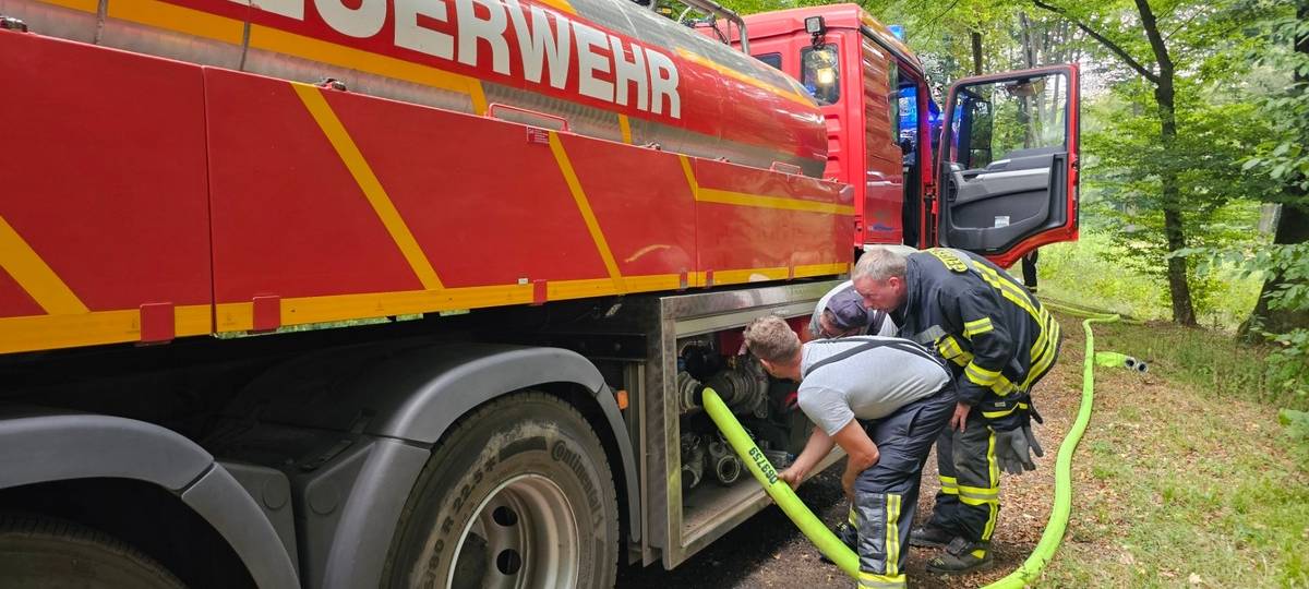 Königswinter: Waldbrand gerade noch rechtzeitig eingedämmt
