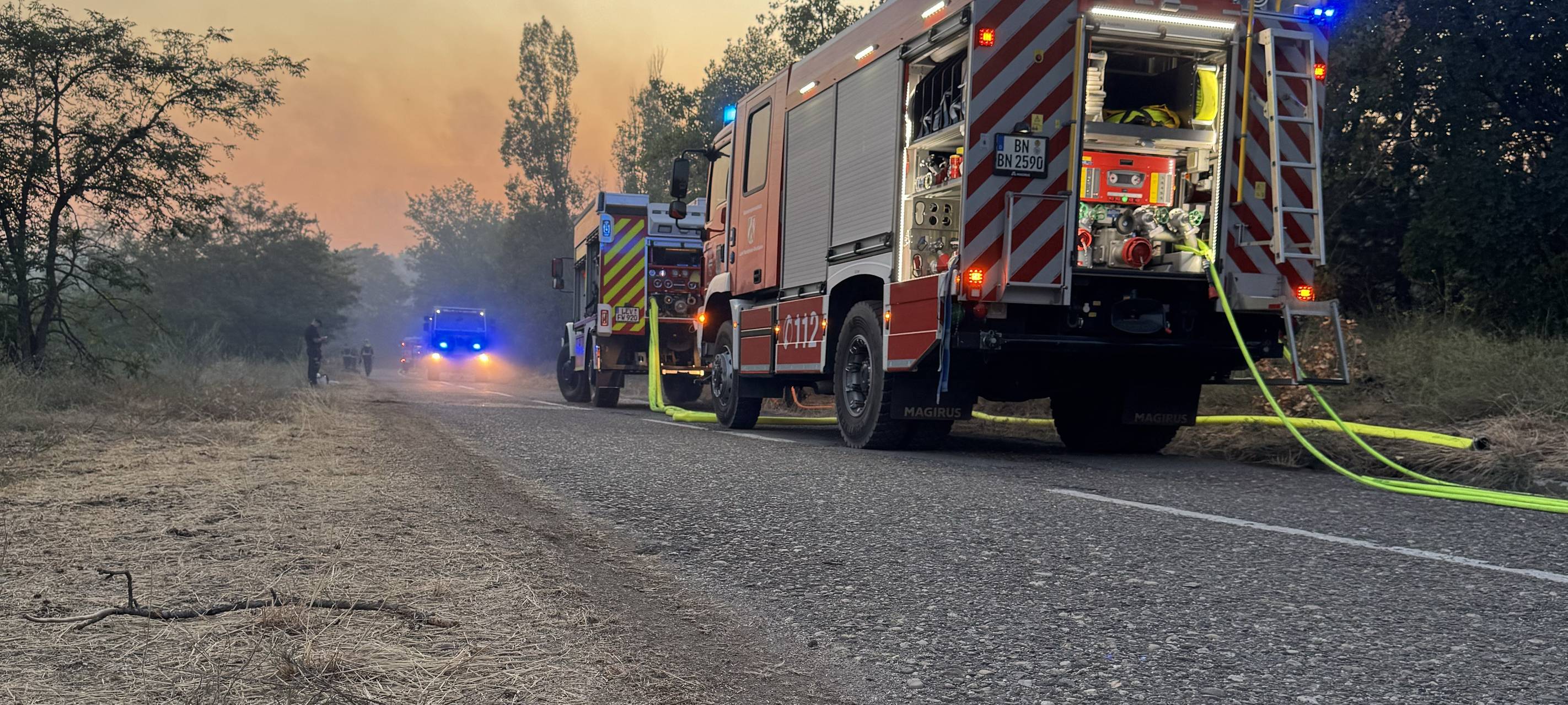 Bonn/Belgrad: Waldbrandmodul in Serbien schon im Einsatz