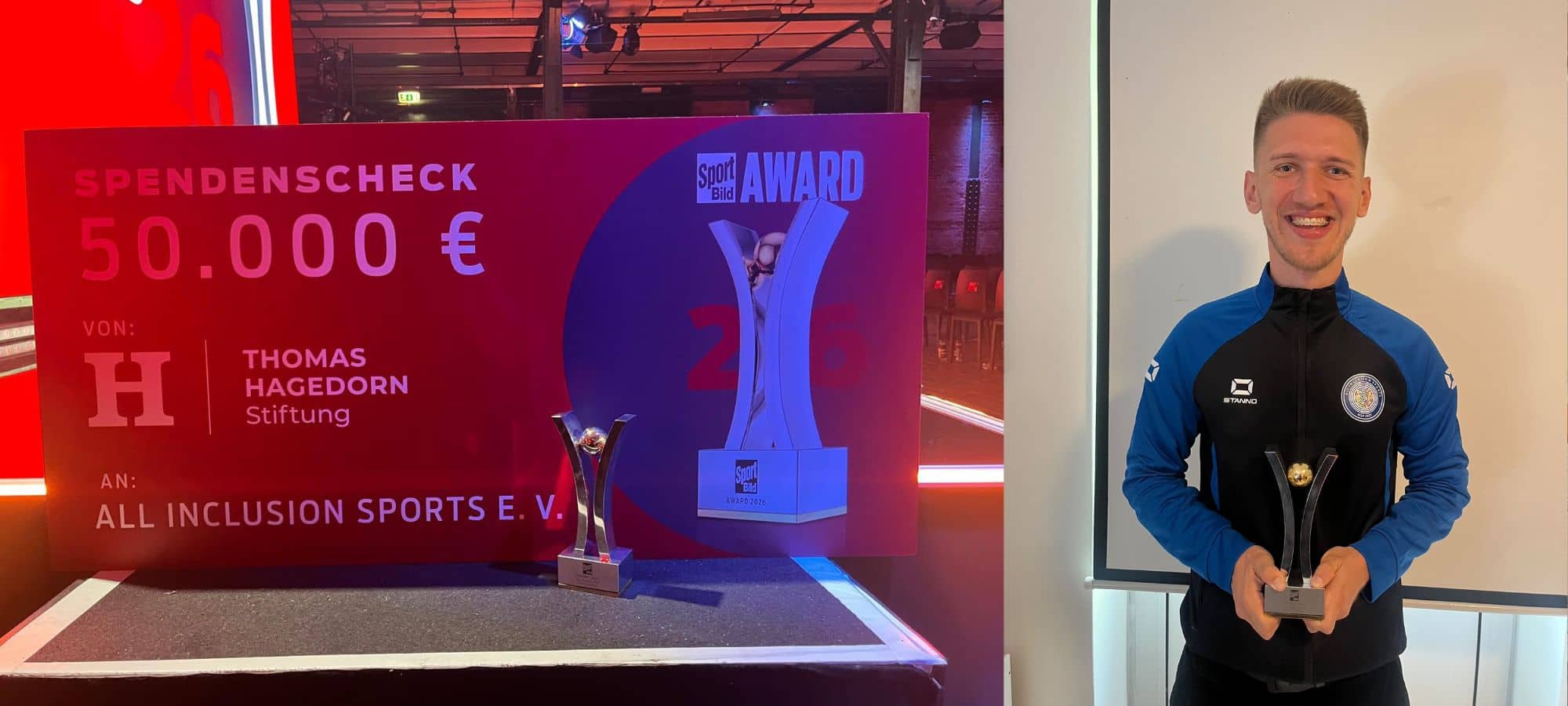 Bonn: Tobias Gemein von All Inclusion Sports gewinnt Award!