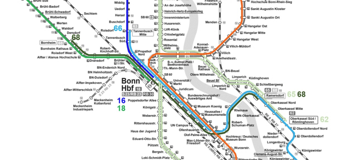 Bonn/Rhein-Sieg: Stadtbahnkonzept 2027