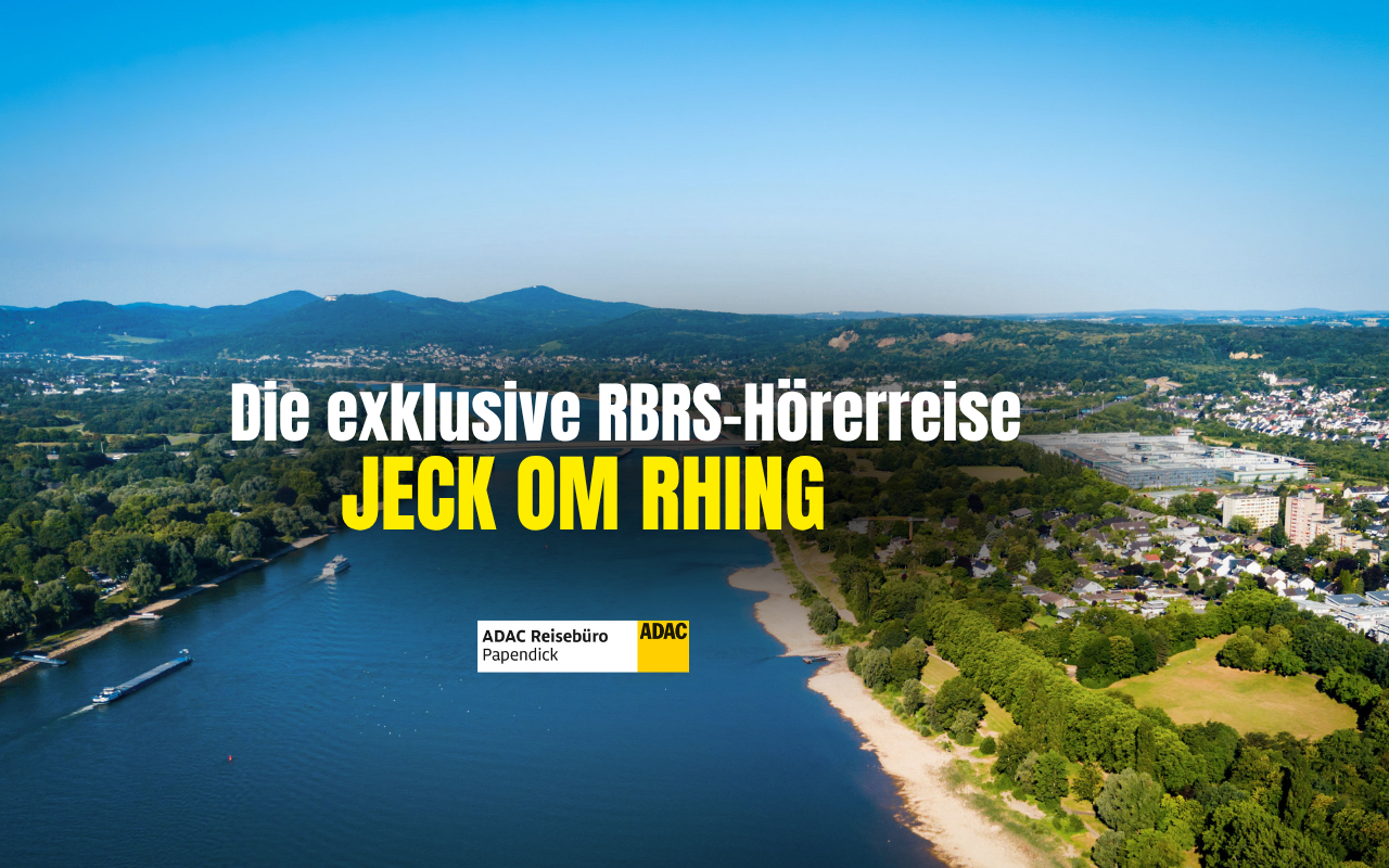Exklusive Hörerreise "JECK OM RHING" - seid dabei!